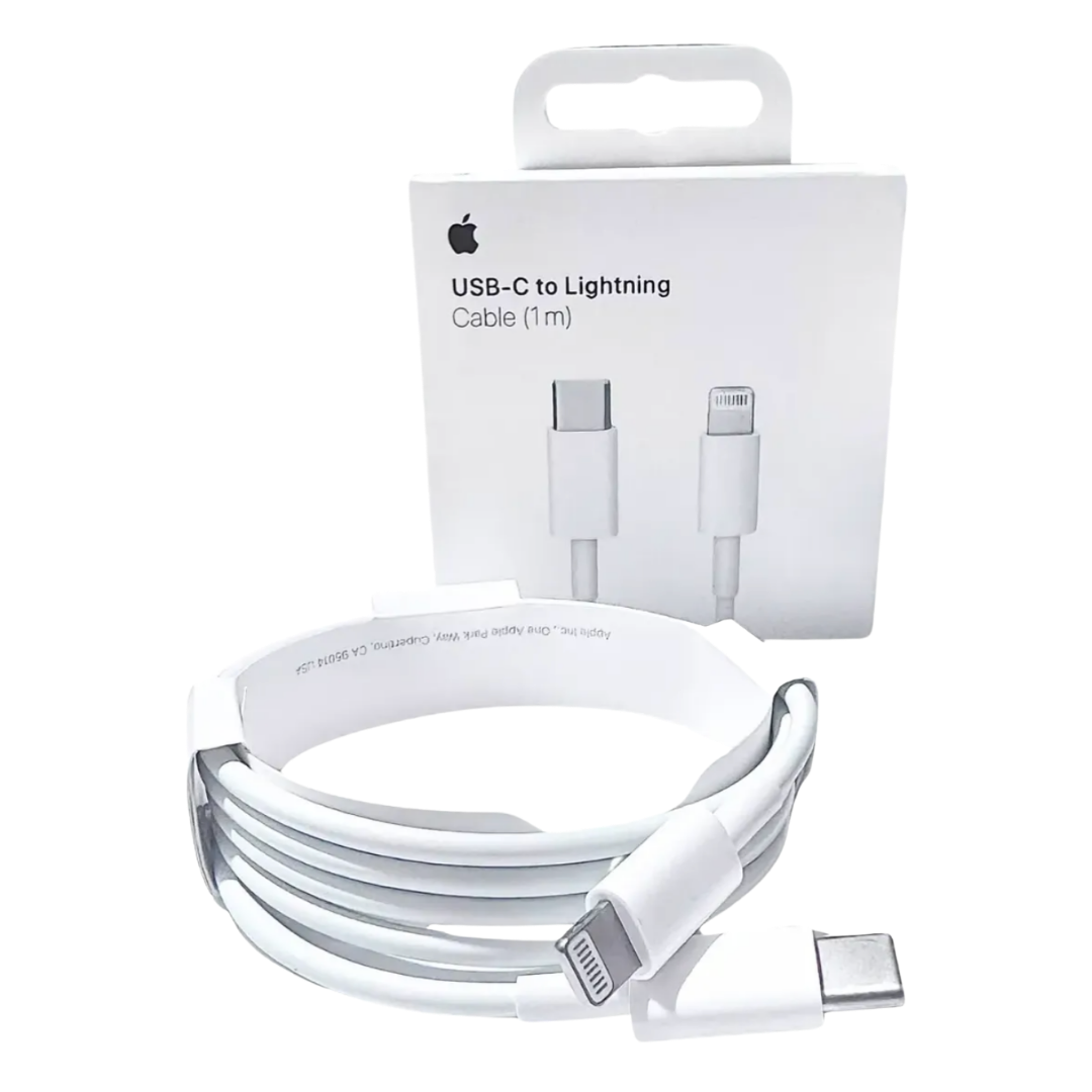 Cabo USB-C para Lightning Apple de 1 metro com embalagem