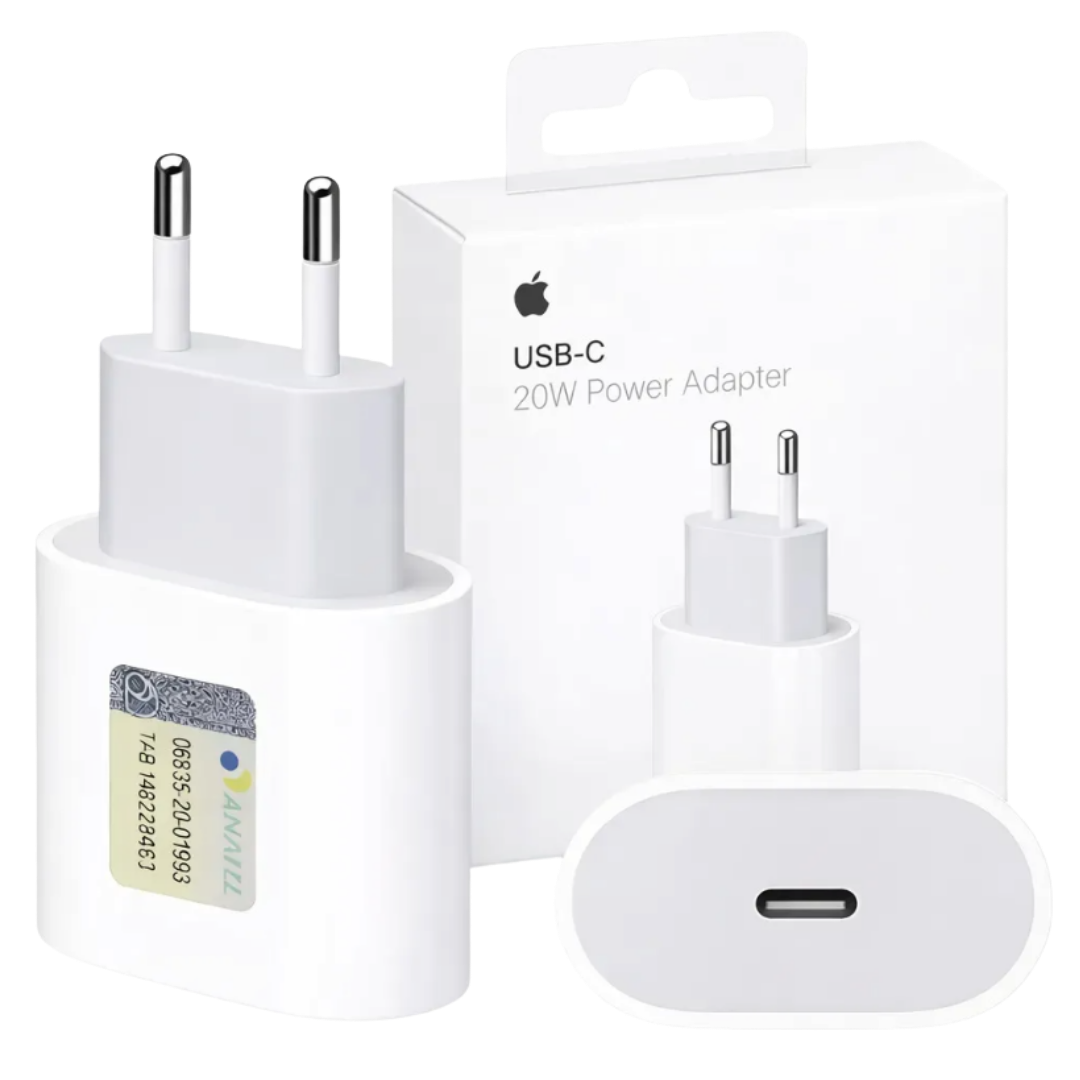 Fonte Apple USB-C de 20 W com embalagem